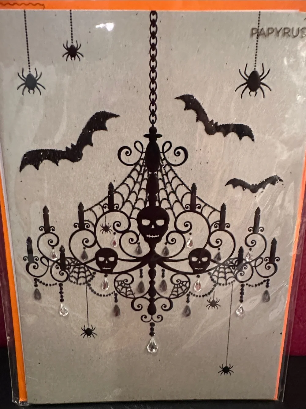 PAPYRUS Halloween Party Decorations cards set– Orange and Black